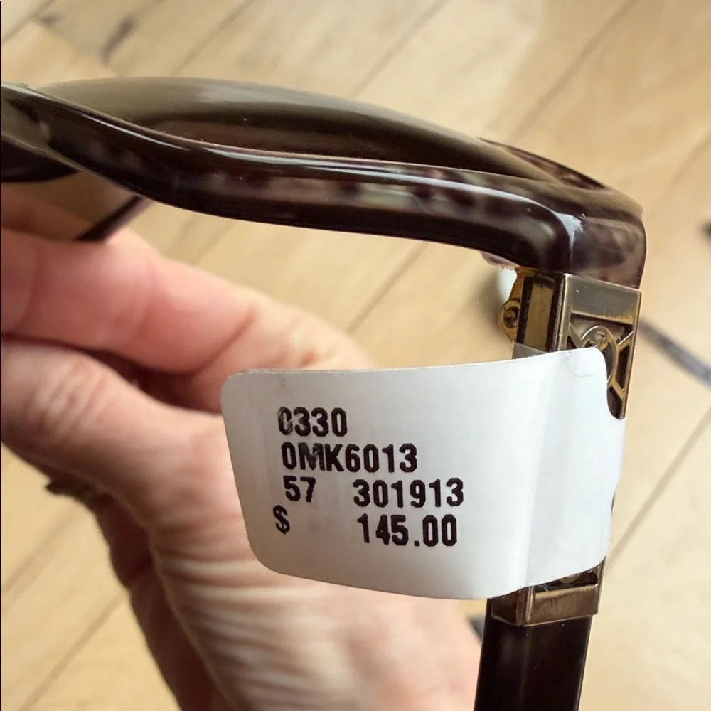 Michael Kors Cuiaba MK6013 Dark Tortoise Sunglasses Oversized 301913 57mm NEW - Picture 7 of 10